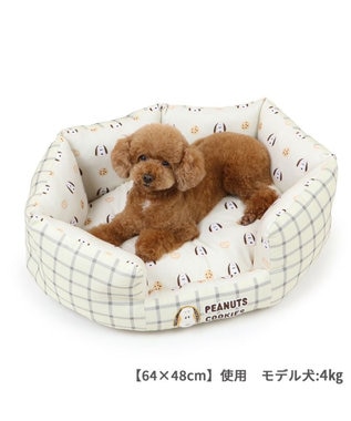 PET PARADISE スヌーピー カドラー 《クッキー柄》 64×48cm クッキー柄