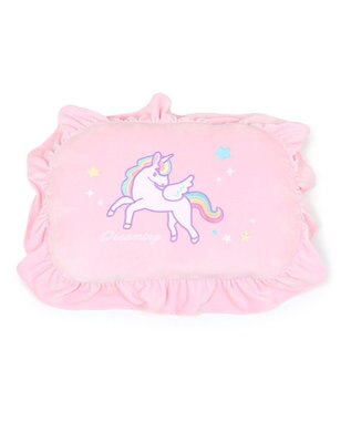 Mother garden マザーガーデン ユニコーン柄 フリル付き 枕 紫