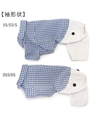 PET PARADISE J.PRESS パンツ つなぎ 《チェック》 小型犬 ホワイト×ブルー