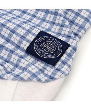 PET PARADISE J.PRESS パンツ つなぎ 《チェック》 小型犬 ホワイト×ブルー