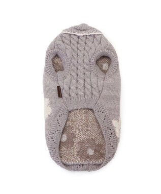 PET PARADISE ペットパラダイス お花もこセーター  超小型犬 小型犬 グレー