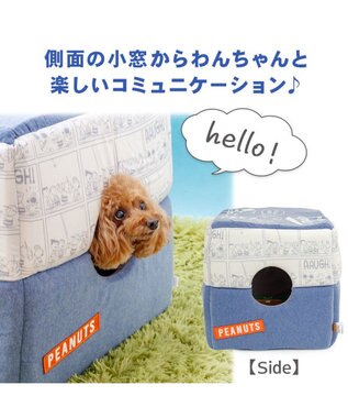 PET PARADISE スヌーピー 野球２ｗａｙ ハウス Ｌ -