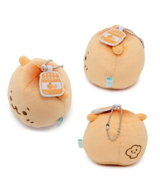 Mother garden しろたん パン型キーホルダー 《らっこいぬ》 単品 らっこいぬ