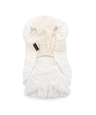 PET PARADISE ペットパラダイス レース バルーン ワンピース 《ホワイト》 小型犬 ホワイト