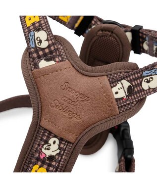 PET PARADISE スヌーピー アクティブハーネス 《兄弟柄》 ３Ｓ 小型犬 ブラウン