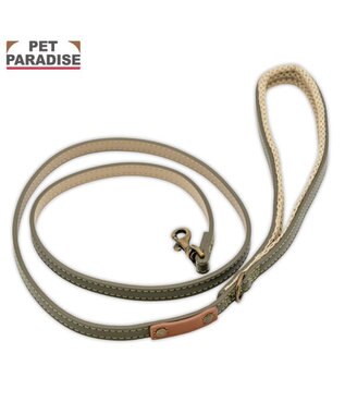 PET PARADISE ペットパラダイス 合皮 リード 《カーキ》 小型犬 4S～３S