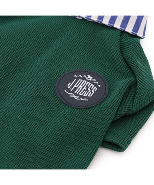 PET PARADISE J.PRESS フライス ポロシャツ 小型犬 ダークグリーン