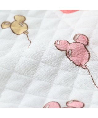 PET PARADISE ディズニー ミッキーマウス キルト ベスト 《風船柄》 小型犬 ホワイト×ピンク