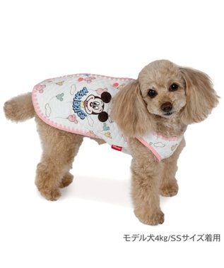 非売品ディズニーミッキーマウス ベスト ディズニー ミッキーマウス ジップベスト 《ホワイト》 小型犬