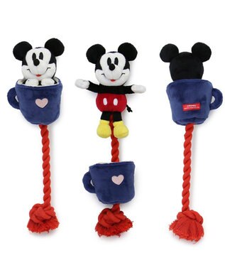 PET PARADISE ディズニー飛び出すロープトイ 《ミッキー/ミニー/プルート》 ミッキー