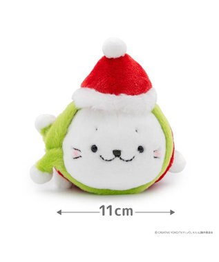 Mother garden しろたん マスコット 《サンタしろたん》 単品 サンタしろたん