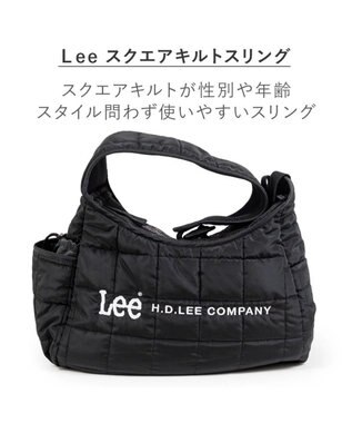 PET PARADISE Lee スクエア キルト スリング バッグ Ｍ ブラック