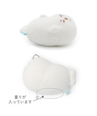 Mother garden しろたん キーホルダー 《寝ころびしろたん》 0