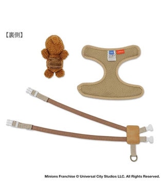 PET PARADISE ミニオン ティム マスコット付きハーネス SS ベージュ