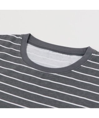 Mother garden しろたん ポケット付き Tシャツ 半袖 《ボーダー柄/黒色》 レディース メンズ ユニセックス ボーダー