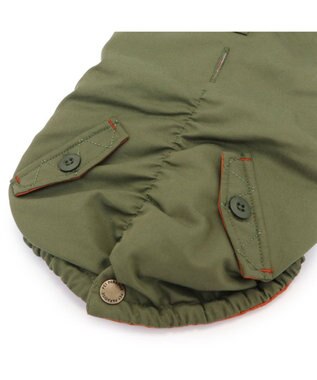 PET PARADISE ペットパラダイス 遠赤外線 モッズコート 中型犬 大型犬 カーキ