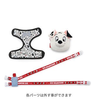PET PARADISE ディズニー 101匹わんちゃん リュック付きハーネス Ｓ 小型犬 ブラック
