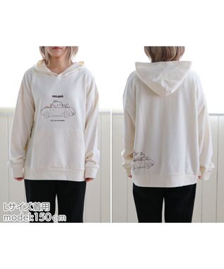 Mother garden マザーガーデン MOLANG モラン ドライブ柄パーカー S/M/L ユニセックス サイズ ホワイト -