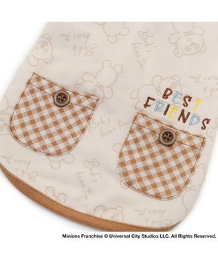 PET PARADISE ミニオン ティム フード付き タンクトップ 小型犬 ベージュ