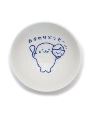 Mother garden しろたん ごはん粒がくっつきにくい ご飯茶碗  【小】 《顔ぼん柄/しろたん＆らっこいぬ柄》 単品 顔ぼん柄