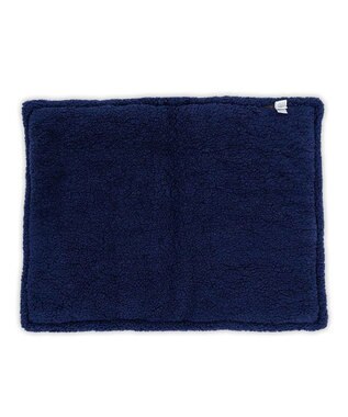 PET PARADISE ペットパラダイス 遠赤外線 マット 《カントリー柄》 小型犬 ホワイト×ネイビー