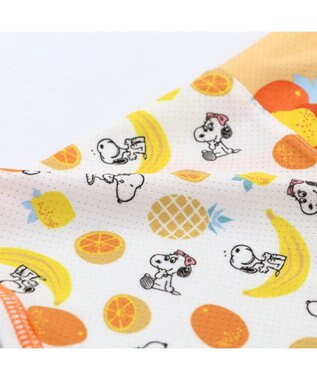 PET PARADISE 犬の服 春夏 ひんやり クール メッシュ 接触冷感 虫よけ スヌーピー フルーツ柄 タンクトップ 【中型犬】  クールマックスエコメイド 橙