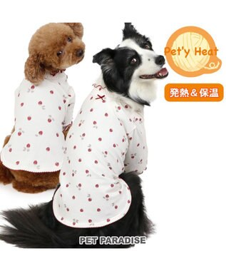 PET PARADISE ペットパラダイス ペティヒート Tシャツ 《苺柄》 小型犬 超小型犬 苺柄