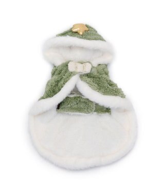 PET PARADISE ペットパラダイス ツリー ポンチョ 小型犬 グリーン