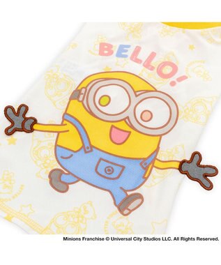 PET PARADISE ミニオン ボブ 手つなぎ Ｔシャツ 接触冷感 小型犬 ホワイト×イエロー