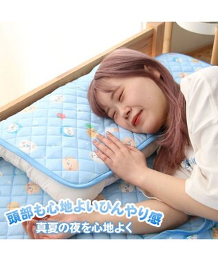 Mother garden しろたん クール 枕パッド 《みんなのすきなもの柄》 好きなもの柄