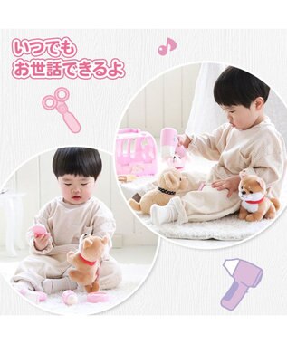 Mother garden マザーガーデン わんちゃん お世話 キャリーセット トリミングセット付き 茶色プードル