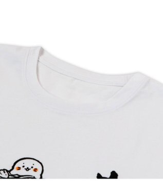 Mother garden しろたん Tシャツ 半袖  《ヤサイニンニク アザラシマシマシ》  レディース メンズ ユニセックス 白~オフホワイト
