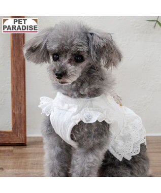PET PARADISE ペットパラダイス コットンフリル ベストハーネス ＳＳ