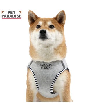 PET PARADISE リサとガスパール ベストハーネス 《エッフェル》 ＳＭ グレー