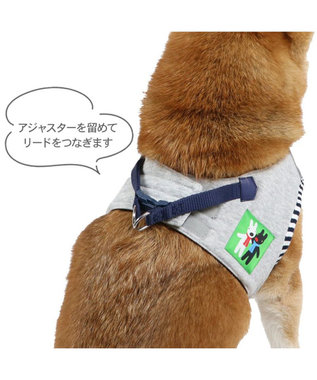 PET PARADISE リサとガスパール ベストハーネス 《エッフェル》 SM グレー