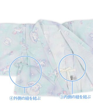 Mother garden 2025 マザーガーデン ユニコーン 2Way 浴衣  《シェル》　110/120/130/140 シェル