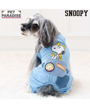PET PARADISE スヌーピー ウッドストック モリモリ オーバーオール 小型犬