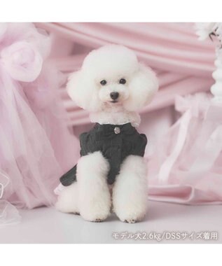 PET PARADISE cherircouture ジャケットワンピース 小型犬 ブラック