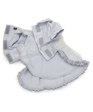 PET PARADISE cherircouture ドッキングワンピース 小型犬 グレー