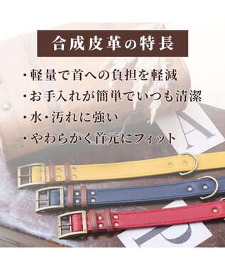 PET PARADISE ペットパラダイス ソフトレザー首輪 《ブルックレッド》 Ｌ ブルックレッド