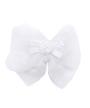 PET PARADISE cherircouture リボン アクセサリー ホワイト ホワイト