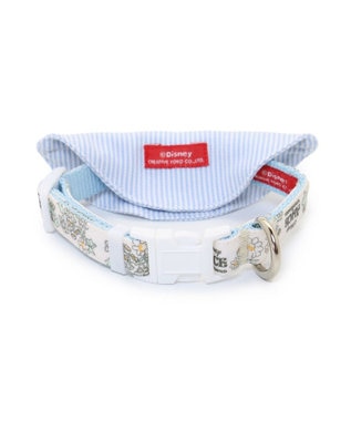 PET PARADISE 犬 首輪 ディズニー ふしぎの国のアリス花柄 首輪 〔３Ｓ〕 小型犬 おさんぽ おでかけ お出掛け おしゃれ オシャレ かわいい 水色