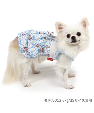 PET PARADISE ディズニー ミニー クール 天竺　ワンピース 小型犬 ブルー