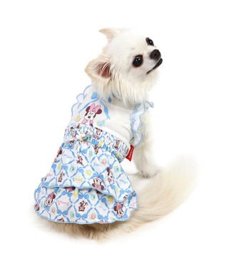 PET PARADISE ディズニー ミニー クール 天竺　ワンピース 小型犬 ブルー