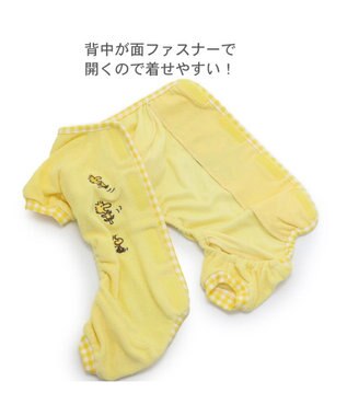 PET PARADISE 犬の服 犬 スヌーピー サーモキープ ロンパース 【小型犬】 ウッドストック 黄