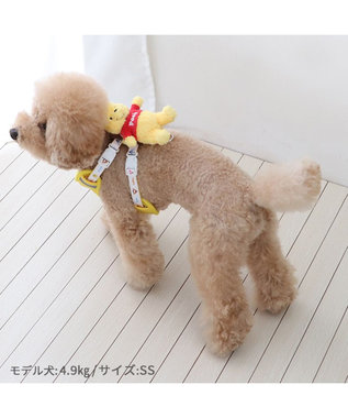 PET PARADISE ディズニー くまのプーさん マスコット付き ハーネス 3S 超小型犬 小型犬 黄