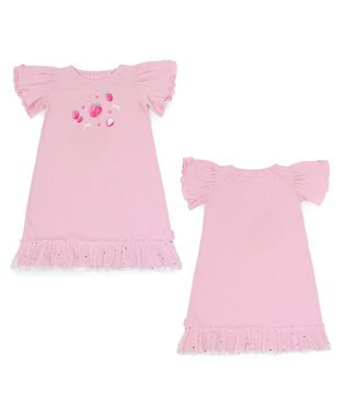 Mother garden マザーガーデン フリル袖 ワンピース Ｍ/L サイズ 100~120cm 120~140cm 《ユニコーン/野いちご》 野いちご