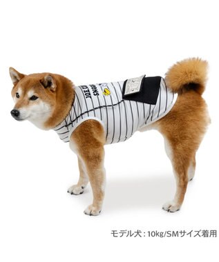 PET PARADISE スヌーピー エコメイド タンクトップ 《サコッシュ付き》 中型犬 ホワイト×ブラック