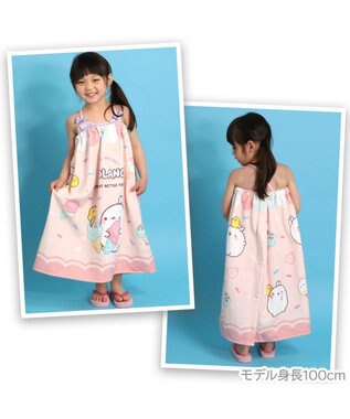 Mother garden マザーガーデン MOLANG モラン 水泳 ラップタオル 60×120cm 《アイス柄》 -