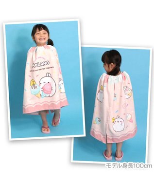 Mother garden マザーガーデン MOLANG モラン 水泳 ラップタオル 60×120cm 《アイス柄》 -
